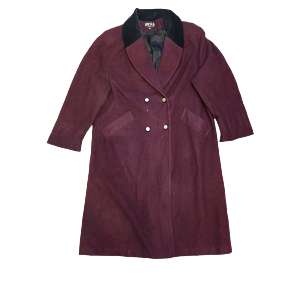 RARE Vintage Jofeld Plum Coat